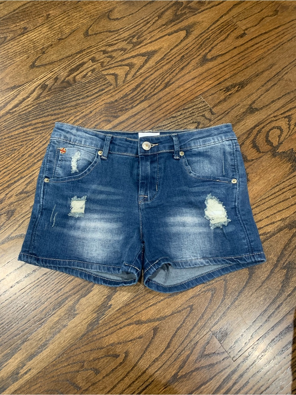 New Hudson Jeans Low Rise Denim Shorts Kids Girls Size 16